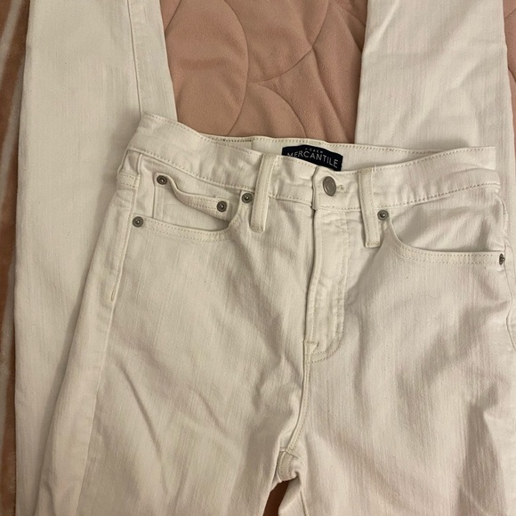 J.Crew Mercantile High Rise Jeans - White - Picture 3 of 6